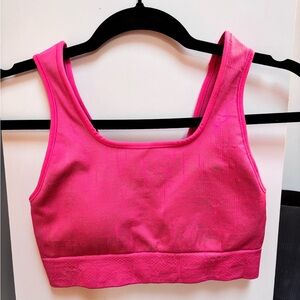 Pink Gymshark sports bra